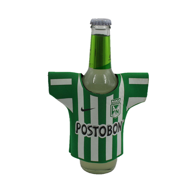 Mode färgglad t-shirtneoprenform design sublimering tryck isolerad vin ölflaska kan kylare koozies.
